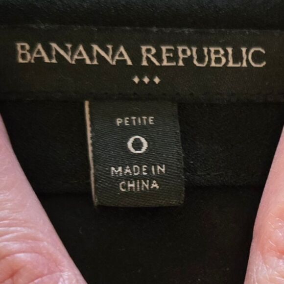 EC BANANA REPUBLIC V-NECK SHIFT DRESS W/BELL SLEEVES SZ.0P - Picture 4 of 4